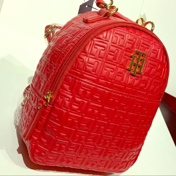 tommy hilfiger small red bag